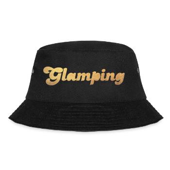 Glamping Gold Camper Camping vibes Van Life Fan - Bob - noir - Devant - Lela (165cm)