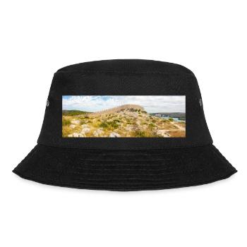 The Wall of Oštrica (Bedem Grebastica) Croatia - Bucket Hat - black - Front - Lela (165cm)