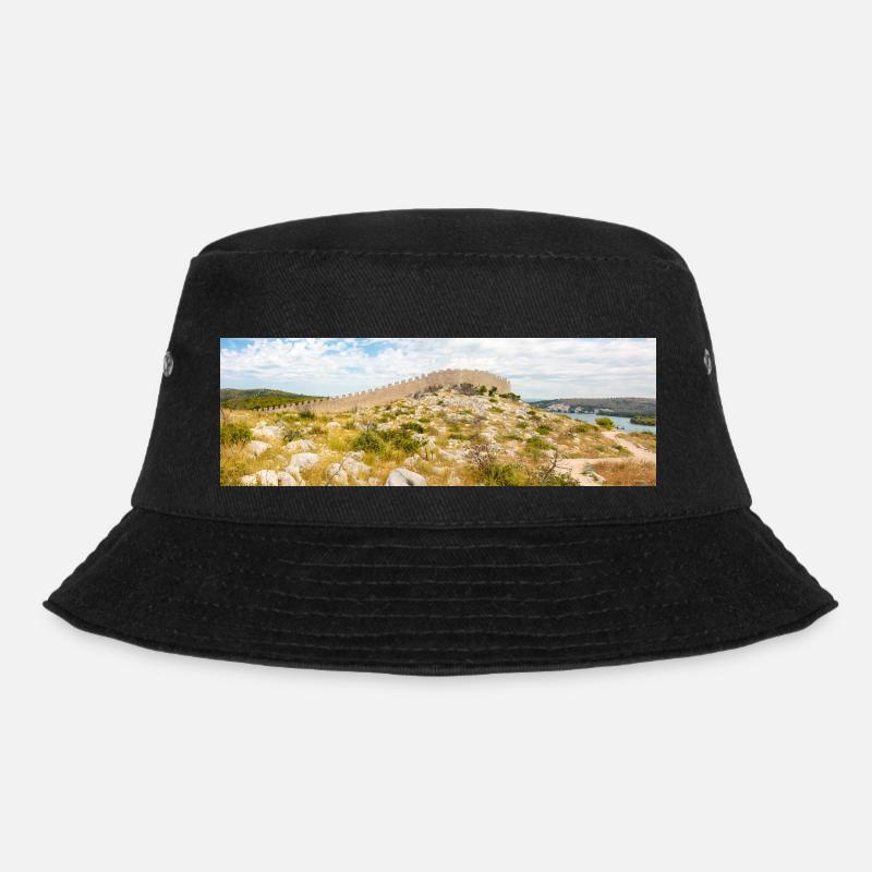 Die Mauer von Oštrica (Bedem Grebastica) Kroatien - Bucket Hat - Schwarz