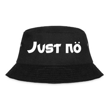 Just Nö - Bucket Hat - Schwarz - Vorne - Lela (165cm)