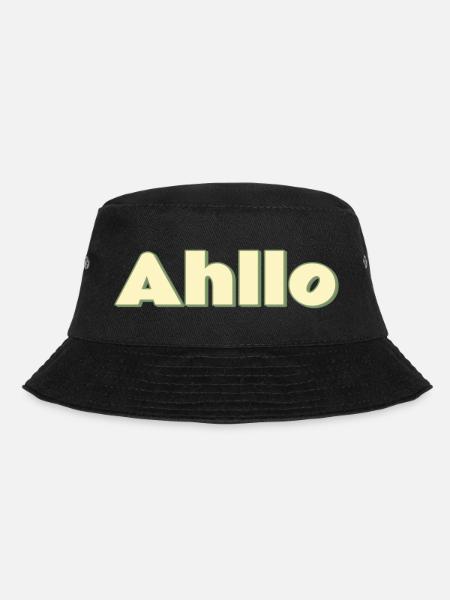 Ahllo - Bucket Hat - black