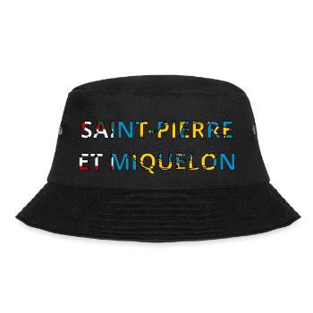 Drapeau Saint perre et miquelon - Bob - noir - Devant - Lela (165cm)