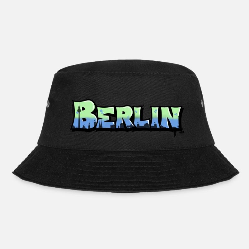 Lettrage graffiti « Berlin » - Bob - noir