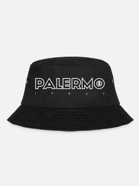 Palermo Italien Emblem Grafik - Bucket Hat - Schwarz