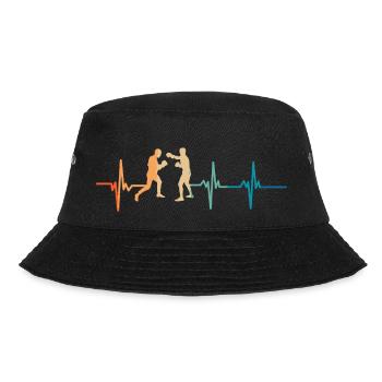 Heartbeat Boxing - Bucket Hat - black - Front - Lela (165cm)