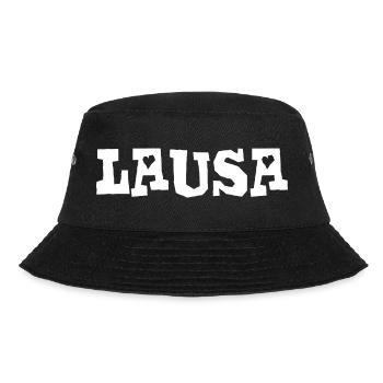 Lausa - Lauser - frech, Austrian dialect - Bucket Hat - black - Front - Lela (165cm)