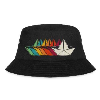 Paper Boat Captain - Bucket Hat - black - Front - Lela (165cm)