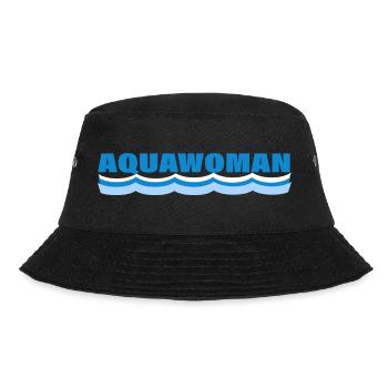 AQUAWOMAN - Bucket Hat - black - Front - Lela (165cm)