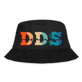 Retro Heartbeat Doctor of Dental Surgery - Bucket Hat - black - Front - Lela (165cm)
