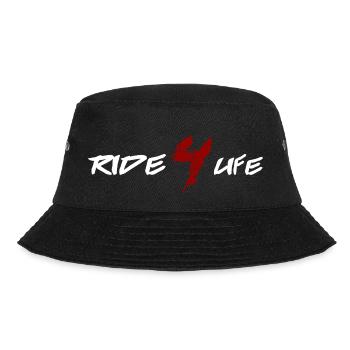 ride 4 life - Bucket Hat - Schwarz - Vorne - Lela (165cm)