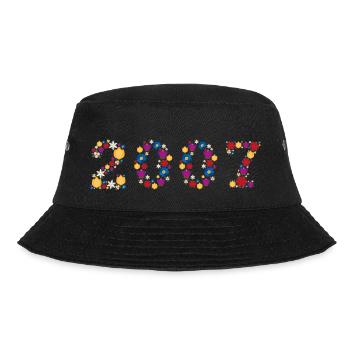 Flowers 2007 - Bucket Hat - black - Front - Lela (165cm)