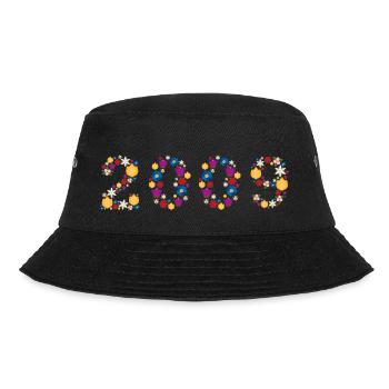 Flowers 2009 - Bucket Hat - black - Front - Lela (165cm)