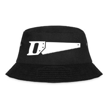 Hand Saw Fox Tail Wood Clean - Bucket Hat - black - Front - Lela (165cm)