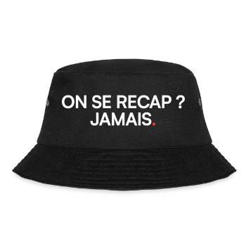 We never recap humor meeting - Bucket Hat - black - Front - Lela (165cm)