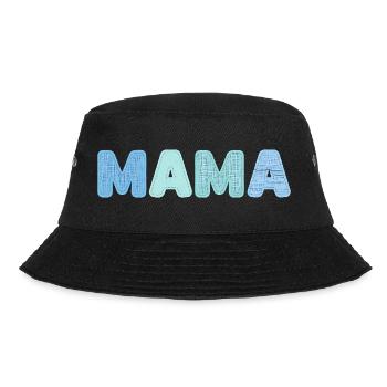 Patchwork Gift Idea for Mom for Mother's Day - Bucket Hat - black - Front - Lela (165cm)