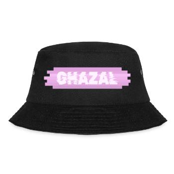 Ghazal als Maedchen - Bucket Hat - Schwarz - Vorne - Lela (165cm)