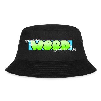 Smoke Weed Every Day - Bucket Hat - Schwarz - Vorne - Lela (165cm)