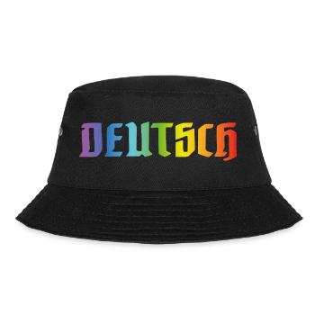 DEUTSCH PRIDE - Bucket Hat - Schwarz - Vorne