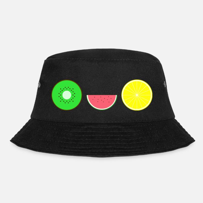 DIGITAL FRUIT - Hipster KIWI CITRON MELON - Bob - noir