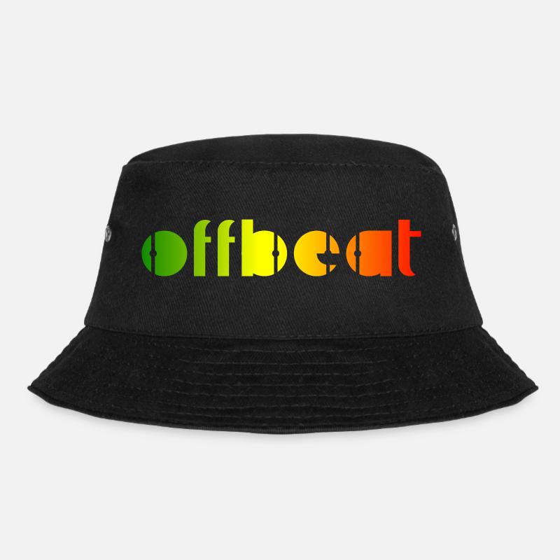 Offbeat, Reggae music - Bucket Hat - Schwarz