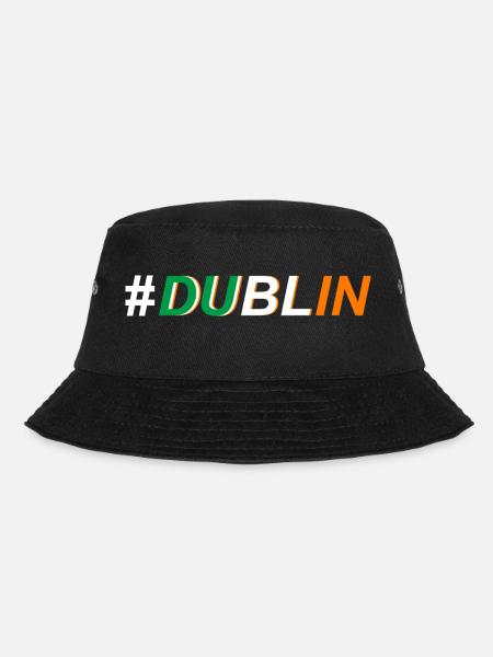 Dublin Irland Insel Kleeblatt - Bucket Hat - Schwarz