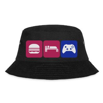 gaming - Bucket Hat - Schwarz - Vorne - Lela (165cm)