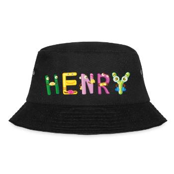 Henry - Bucket Hat - Schwarz - Vorne - Lela (165cm)