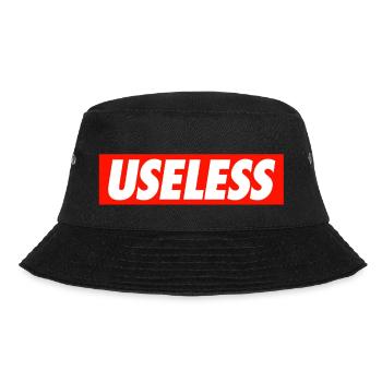 Useless - Bucket Hat - black - Front - Lela (165cm)