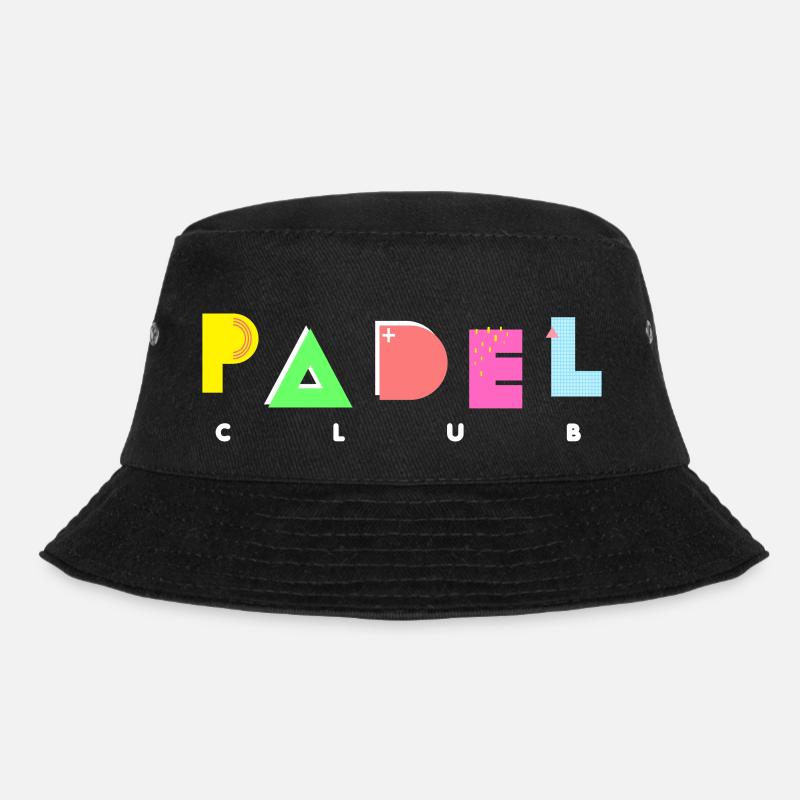 Padel - Gift for padel lover - Bucket Hat - black