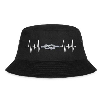 Knotting Heartbeat Knot Hobby Heartline - Bucket Hat - black - Front - Lela (165cm)