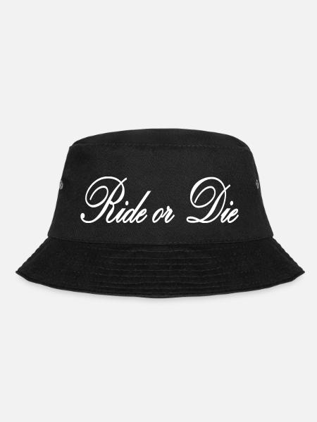 Ride or Die blanc - Bob - noir