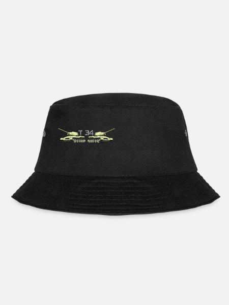 T34 - Bucket Hat - Schwarz