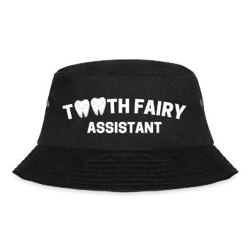 ZAHNFEE ASSISTENT - Bucket Hat - Schwarz - Vorne - Lela (165cm)