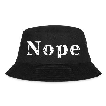 Nope - Bucket Hat - Schwarz - Vorne - Lela (165cm)