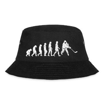 Eishockeyteam Eishockey Wintersport Geschenk - Bucket Hat - Schwarz - Vorne - Lela (165cm)