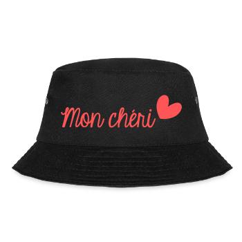 MON CHERI. CHERI. I LOVE YOU. MY LOVE - Bob - noir - Devant - Lela (165cm)