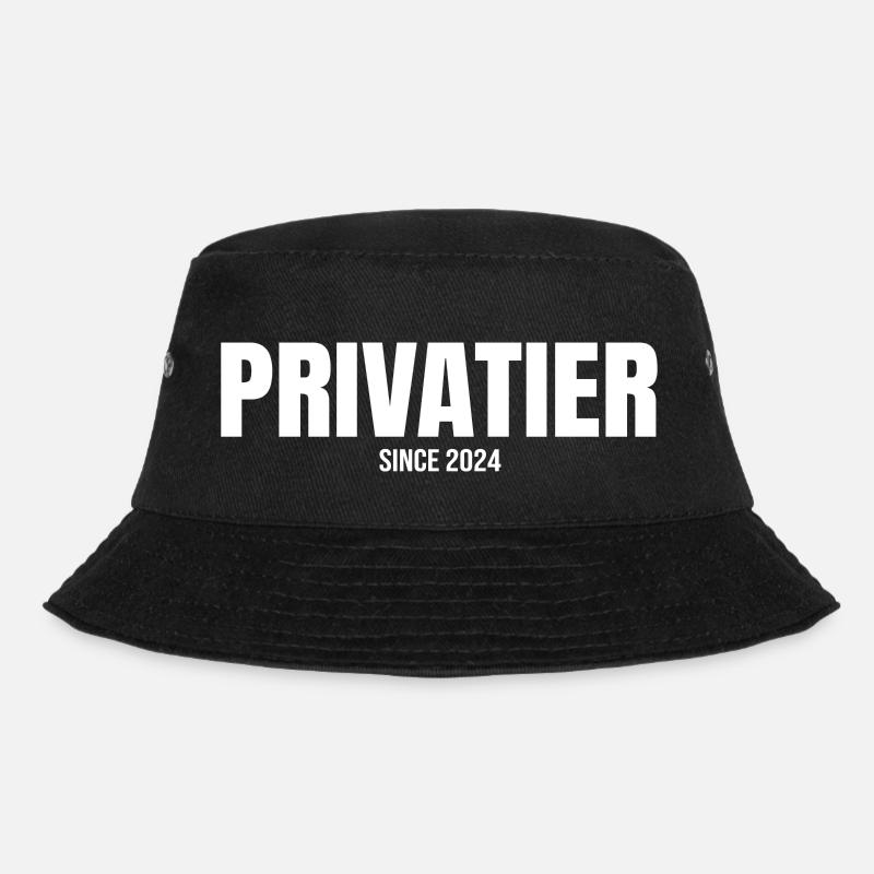 PRIVATIER SINCE 2024 Rente - Bucket Hat - Schwarz