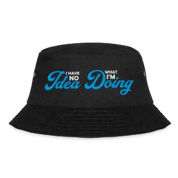 I Have No Idea - Bucket Hat - black - Front - Lela (165cm)
