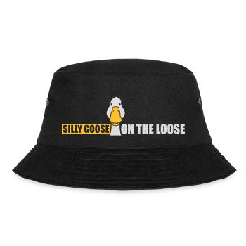 goose on the loose - Bucket Hat - black - Front - Lela (165cm)
