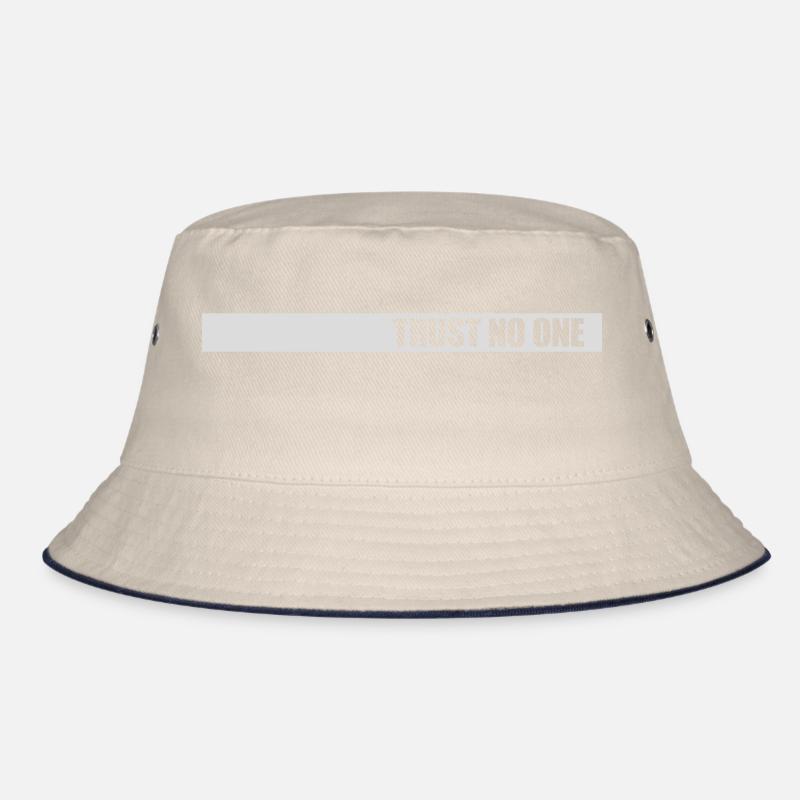 trust no one Zitat Bucket Hat