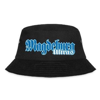 Magdeburg Ultras Fussball Fanartikel Fanblock - Bucket Hat - Schwarz - Vorne - Lela (165cm)