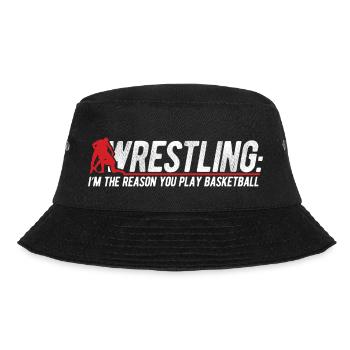 Grappling Martial Arts Wrestling - Bucket Hat - Schwarz - Vorne - Lela (165cm)