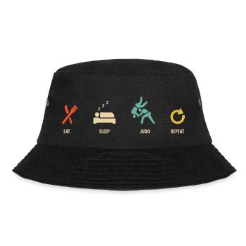 Japanischer Kampfsport Judo - Bucket Hat - Schwarz - Vorne - Lela (165cm)