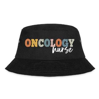 Oncology Nurse Dialysis Nursing RN - Bucket Hat - black - Front - Lela (165cm)