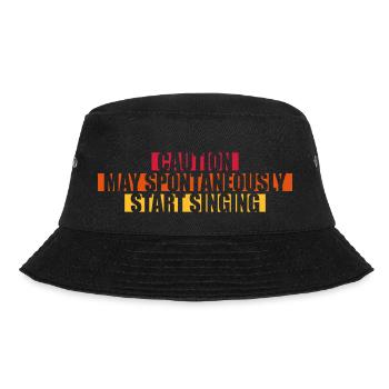 may spontaneously start singing - Bucket Hat - black - Front - Lela (165cm)