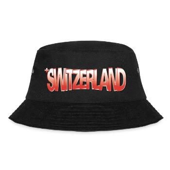 SWITZERLAND CLAIM Red gradient - Bucket Hat - black - Front - Lela (165cm)