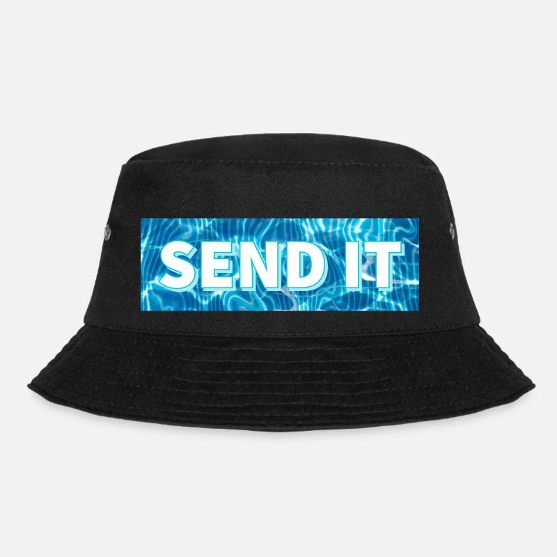 SEND IT box logo - Bucket Hat - black