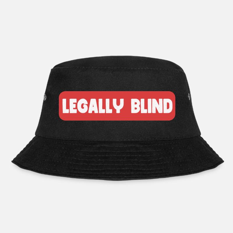 Legally Blind - Bucket Hat - black