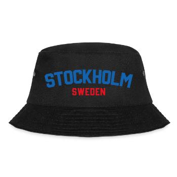 Stockholm Sweden - Bucket Hat - black - Front - Lela (165cm)