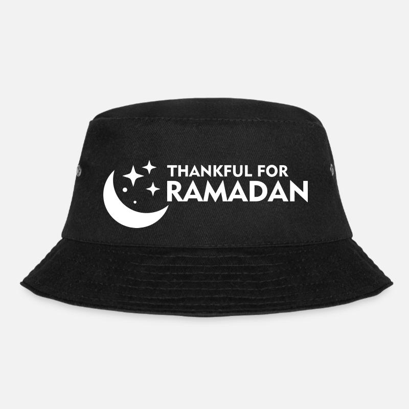 Thankful For Ramadan - Bucket Hat - black